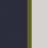 KMDCore L/J Kids - Thyme/Midnight Navy Stripe