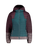 Women's Heli R Hooded Down Jacket - Deep Lagoon/Jam/Light Quartz