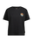 Wmns Sunburst Logo Organic Cotton S/S Tee - Black
