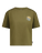 Wmns Sunburst Logo Organic Cotton S/S Tee - Dark Fern