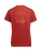 Wmns Faded Logo Organic Cotton S/S Tee - Spicy Chilli Pepper