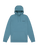 Mns Heritage Logo Brushed Hoodie - Washed Blue